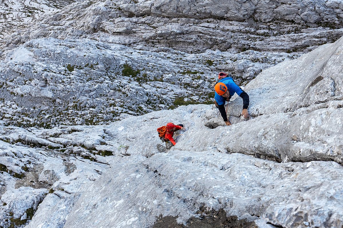 Super Rissverschneidung in der 9. Seillänge