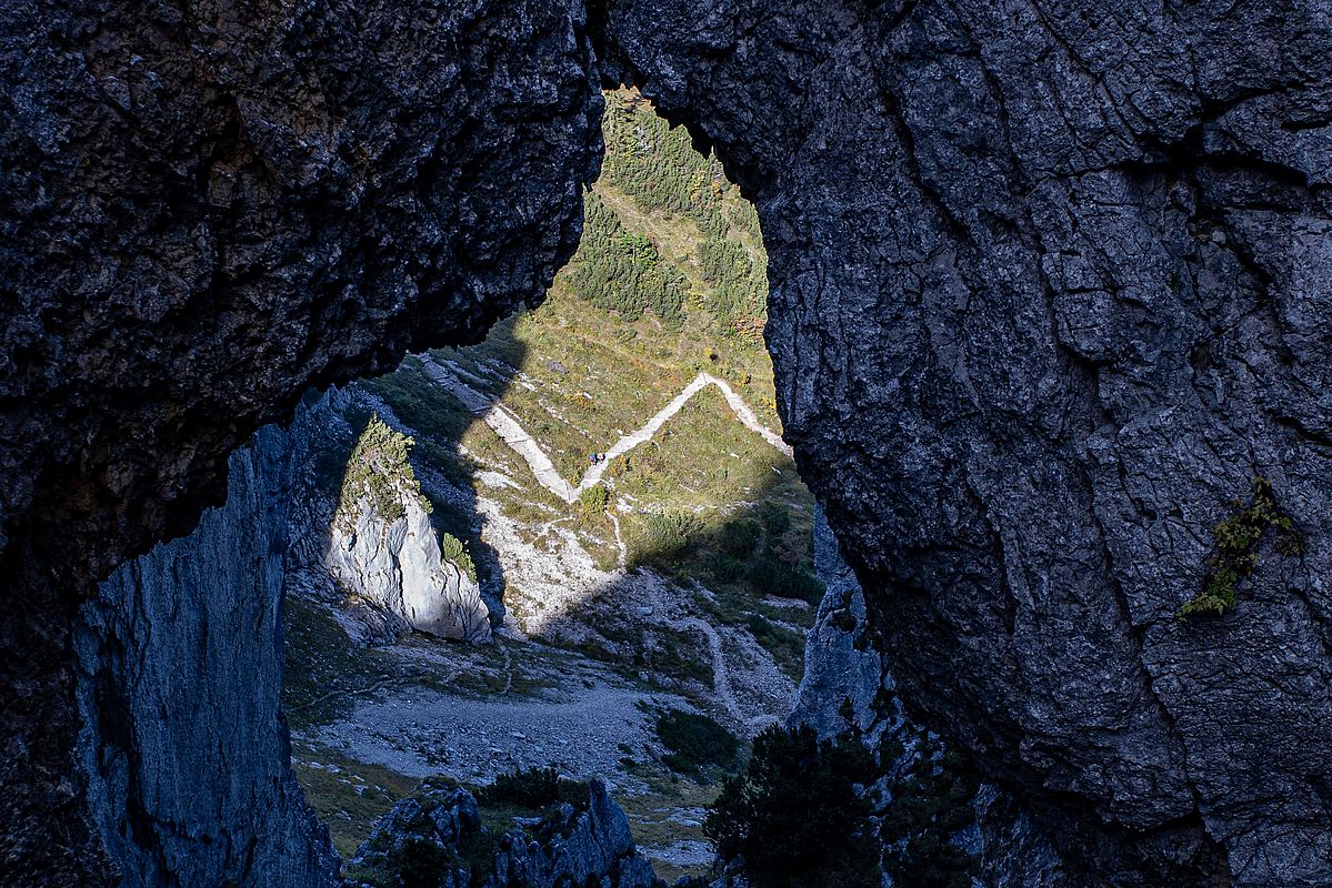 Blick hier aufs Bismackfenster