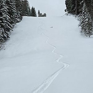 Gute Bedingungen für die Abfahrt