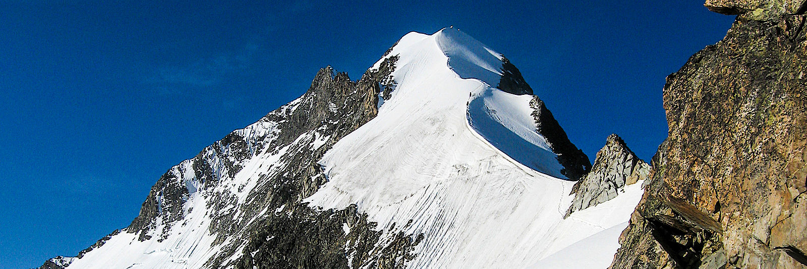Hochtour über den Biancograt auf den Piz Bernina