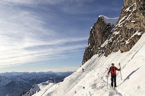 Hohe Querung unter den Rotwandköpfen zur Rotwand