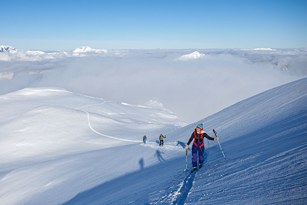 Über der Hochnebeldecke