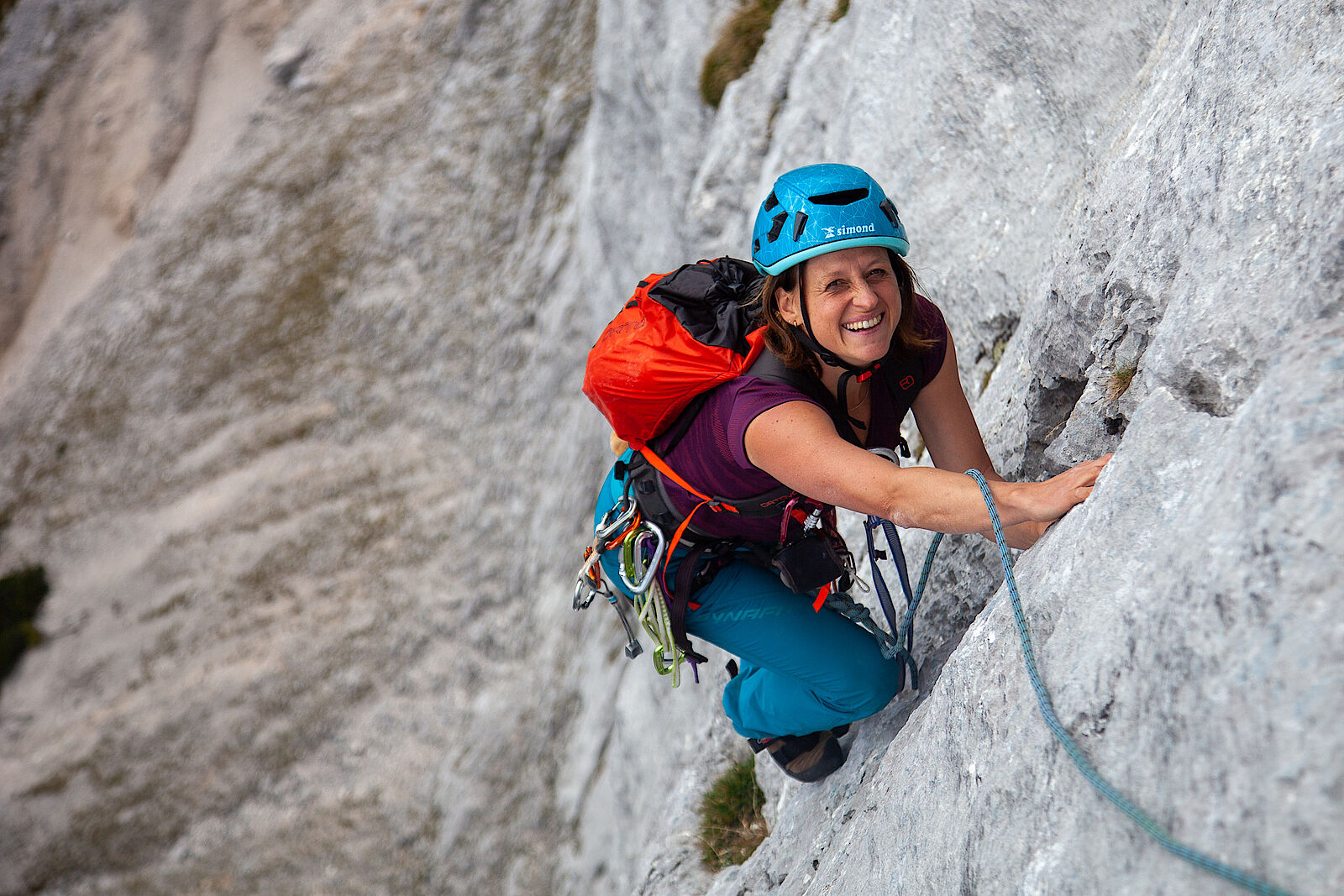 Ein super leichter Alpinkletterrucksack ist der Trad 18 von Ortovox