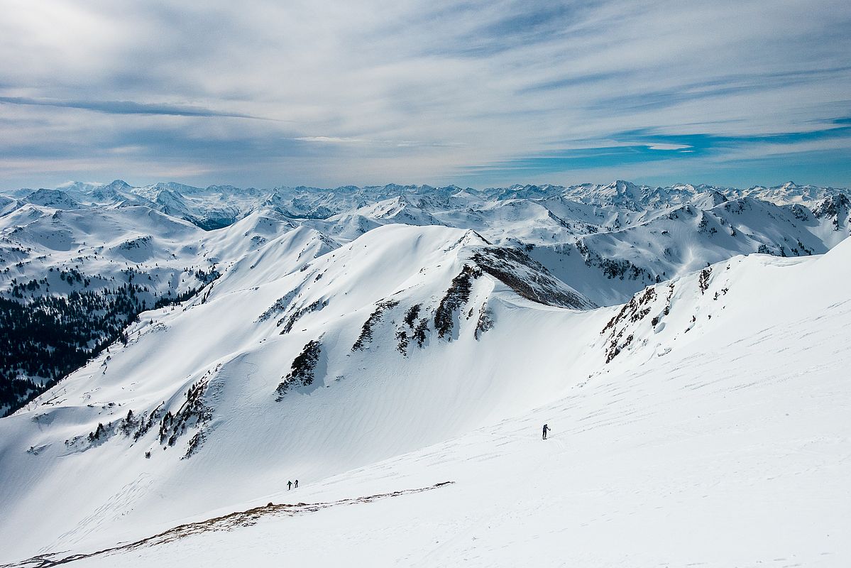 Im riesigen Südwesthang des Hochrettelsteins