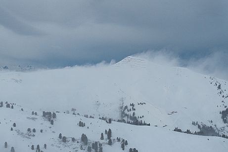 Schneesturm in den Kitzbüheler Alpen Schneesturm in den Kitzbüheler Alpen