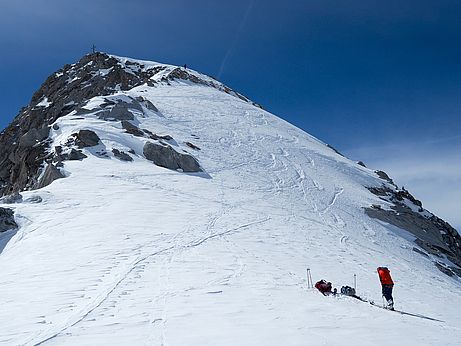 Gipfelaufbau des Kuchelmooskopf Gipfelaufbau des Kuchelmooskopf