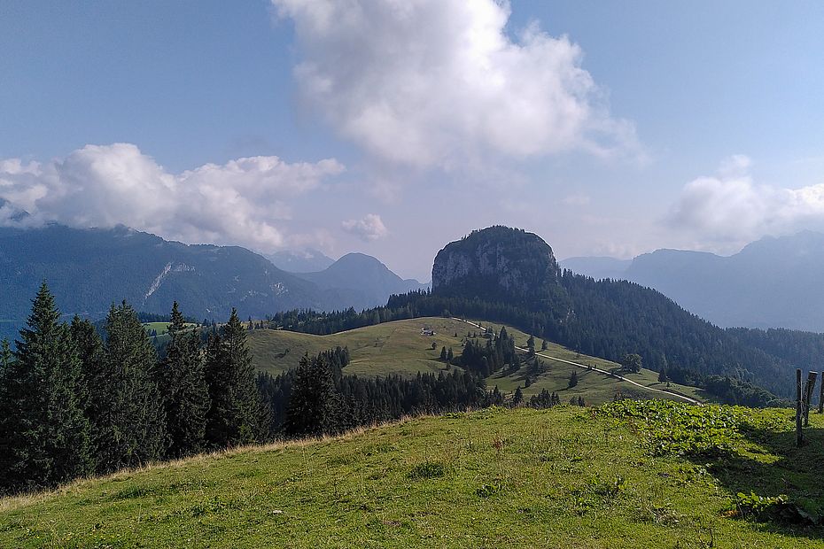 Blick zum Dietrichshorn von der Loferer Alm Blick zum Dietrichshorn von der Loferer Alm