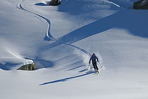 Abfahrt vom Morgenkogel