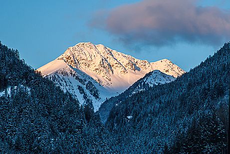 Das Schrotthorn am Sonntag im Morgenlicht Das Schrotthorn am Sonntag im Morgenlicht