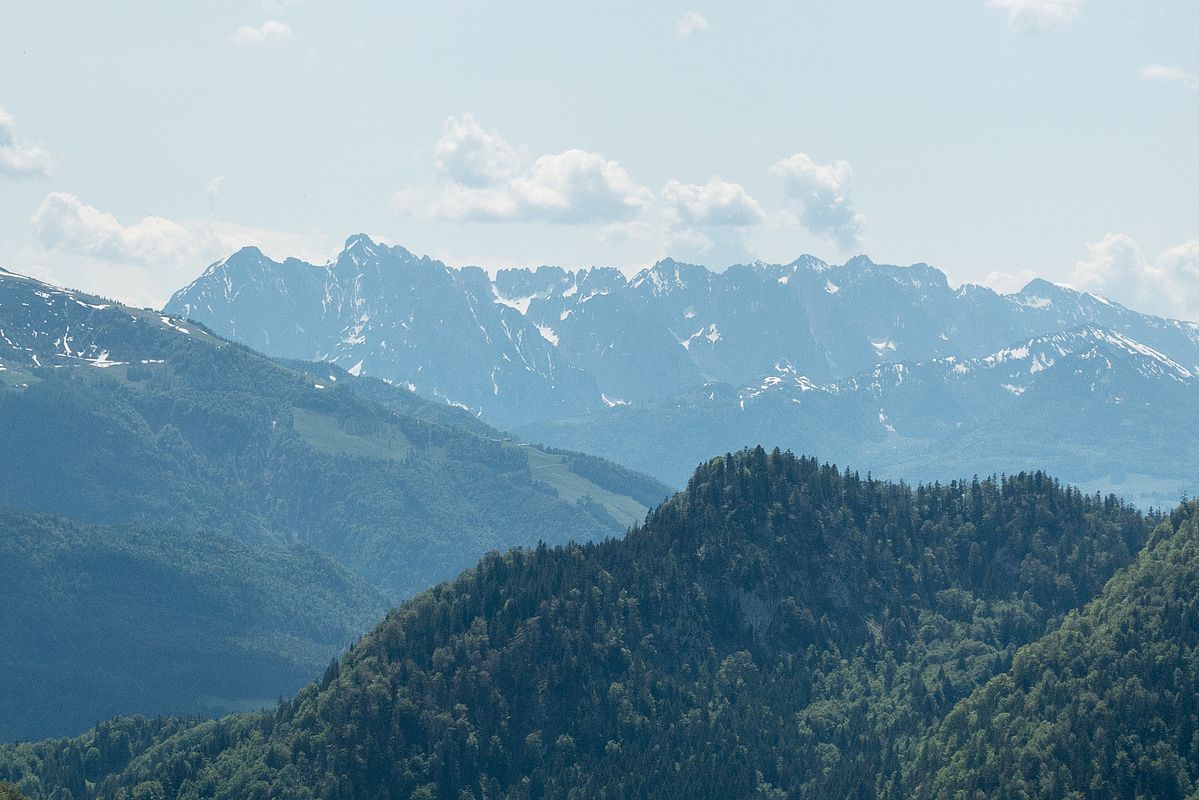 Blick zum Wilden Kaiser