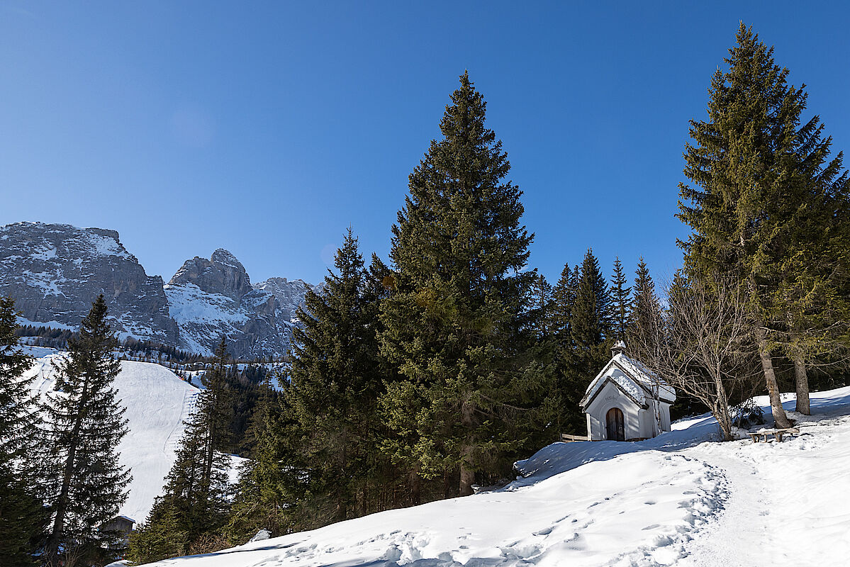 Start am Kreuzbergpass oberhalb von Sexten