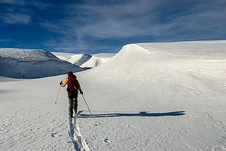 Bizarre Dünenlandschaft im Aufstieg zum Laubkogel Bizarre Dünenlandschaft im Aufstieg zum Laubkogel