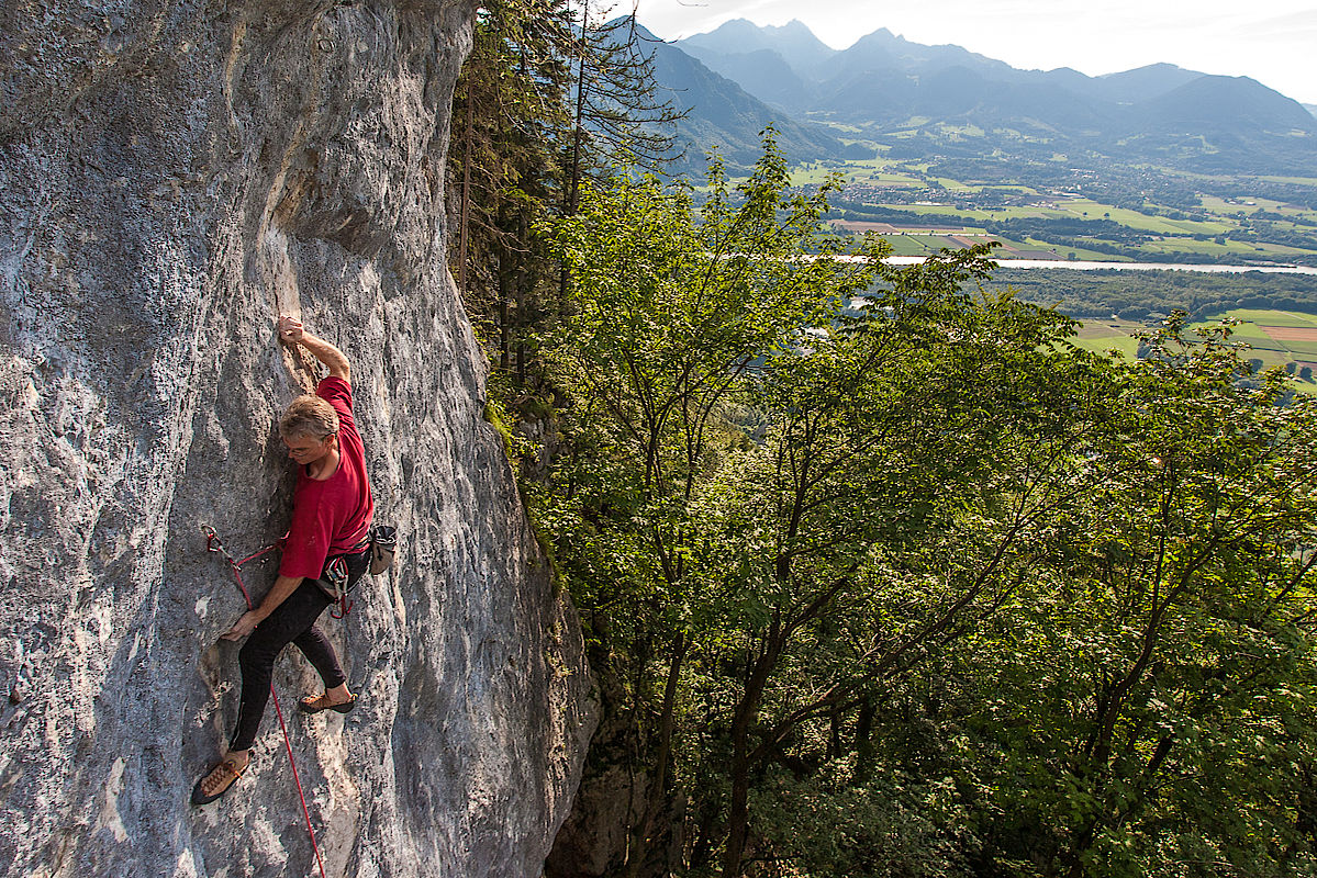 Die oberste Weigendwall in der Rock-City am Heuberg