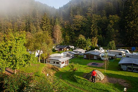 Der Campingplatz im Kirschnitztal Der Campingplatz im Kirschnitztal