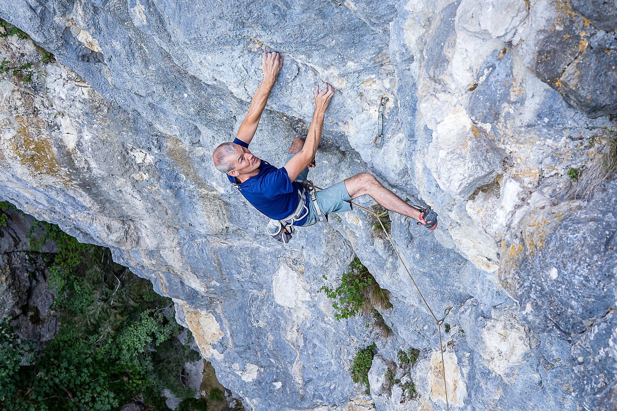 Robert Busch in der Route "DNA" im Kolosseum