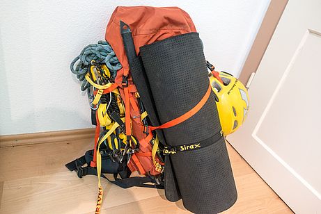 Test Packvolumen Test des Packvolumen vom Peak 32 von Ortovox