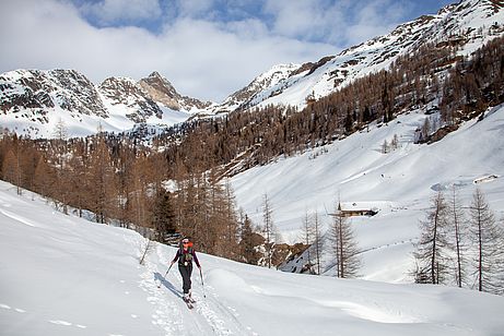 Aufstieg zu Hohen Kreuzspitze Aufstieg zu Hohen Kreuzspitze