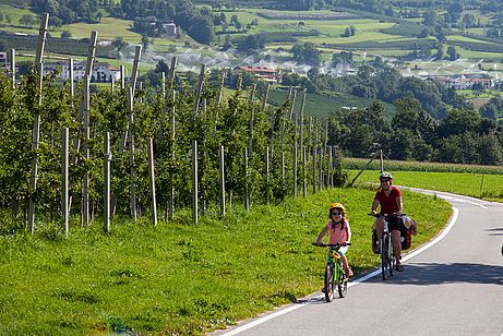 Wunderschöne Fahrradwege im Vinschgau Wunderschöne Fahrradwege im Vinschgau