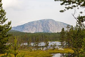Der Hægefjell ist der wichtigste Kletterberg im Nissedal 