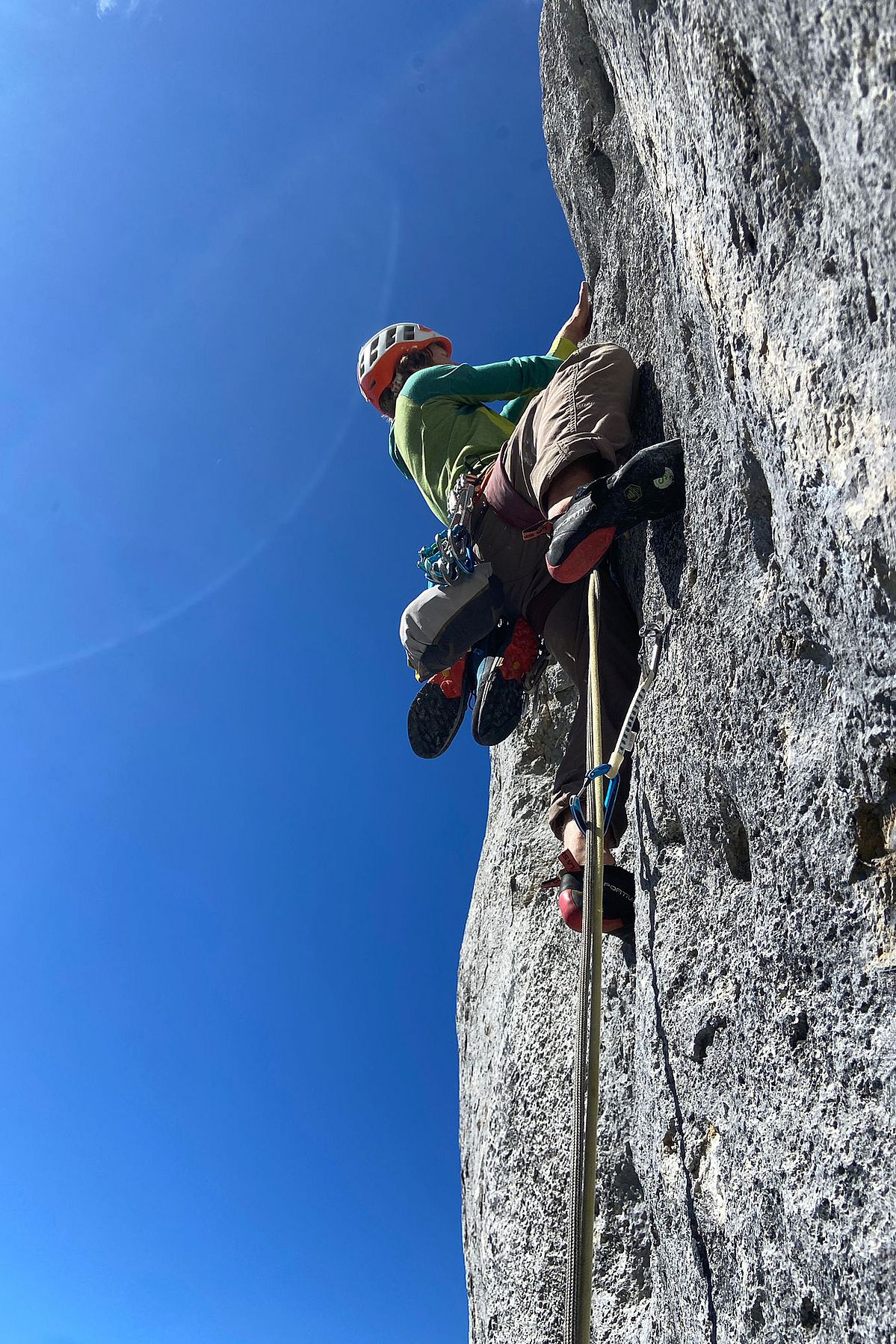 Foto aus der Route Sunny Side up, Kopfkraxen, Wilder Kaiser