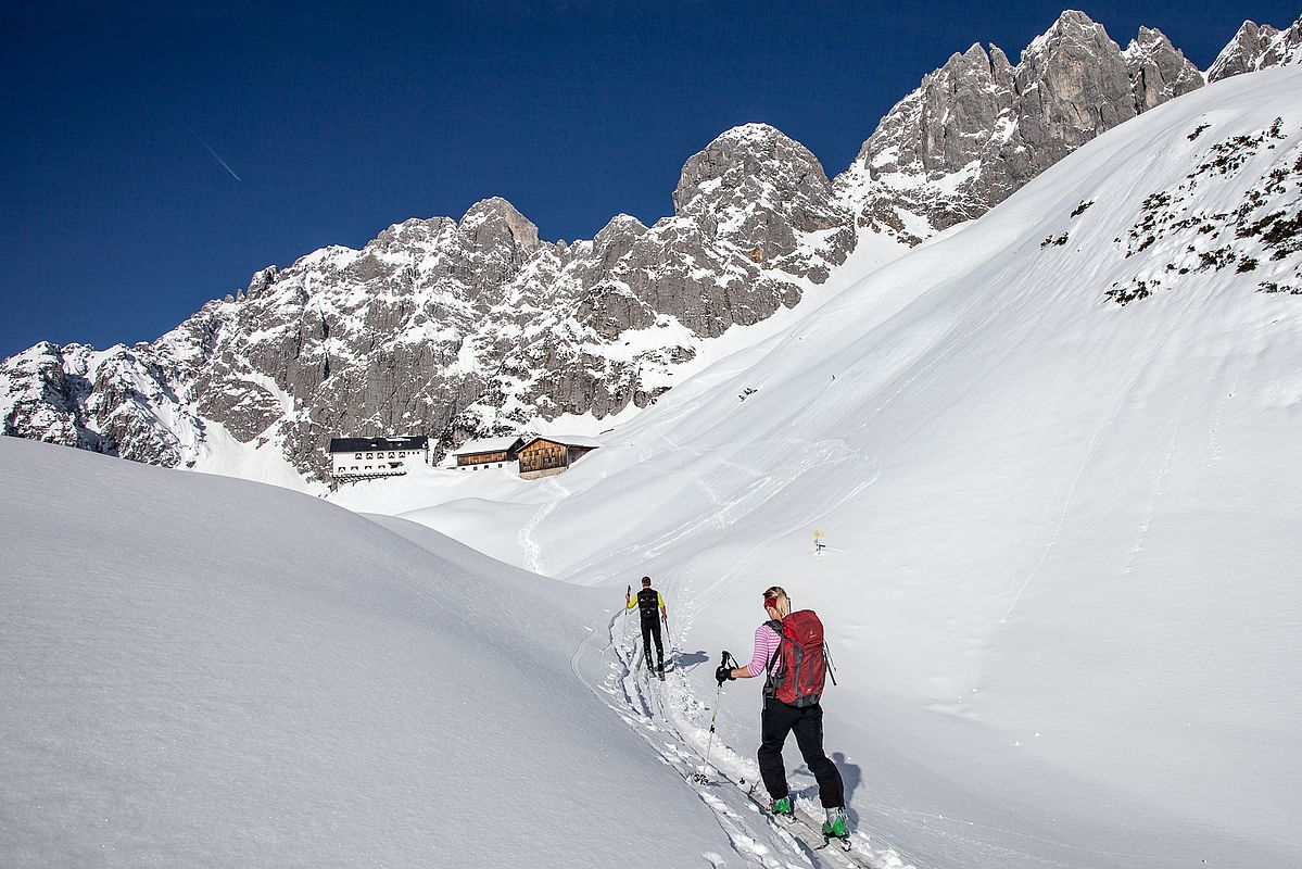 Traumtag beim Aufstieg zur Gruttenhütte