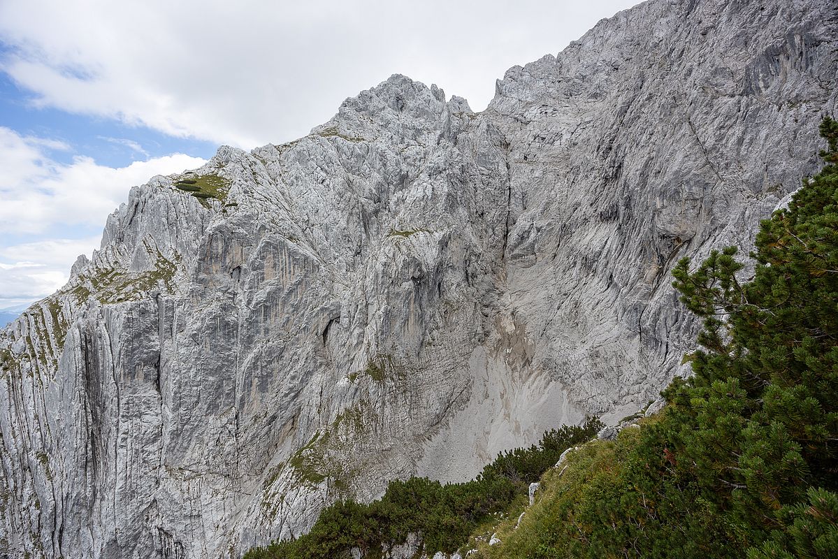 Blick ins (ehemalige) Schneeloch