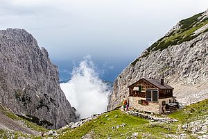 Fritz-Pflaumhütte im Wilden Kaiser