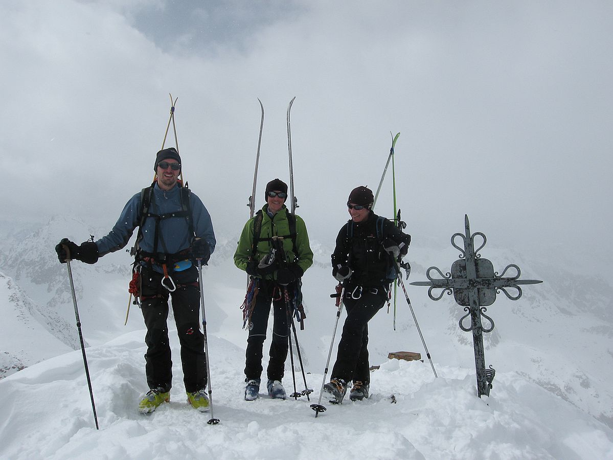 Am Gipfel der Östlichen Seespitze 