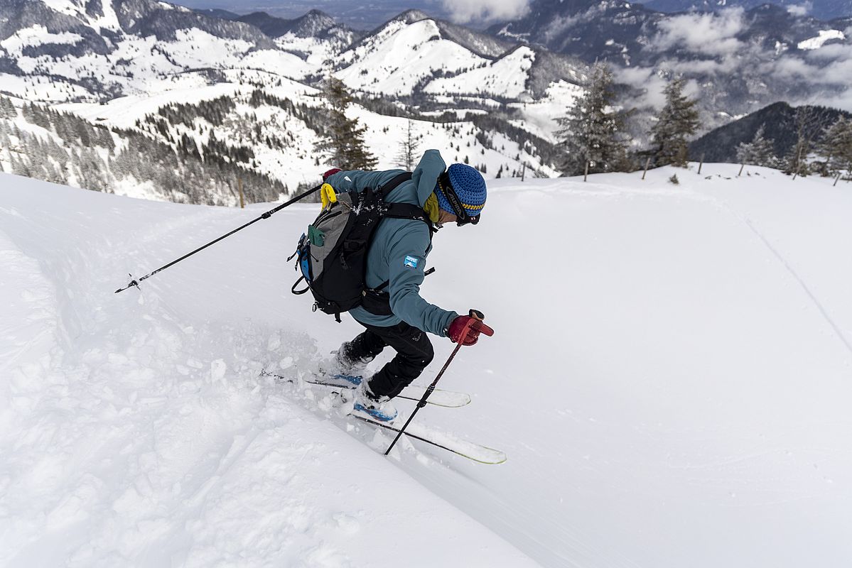 Einfahrt in den ersten Hang