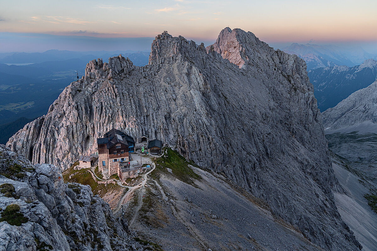 Sonnenuntergang an der Meilerhütte