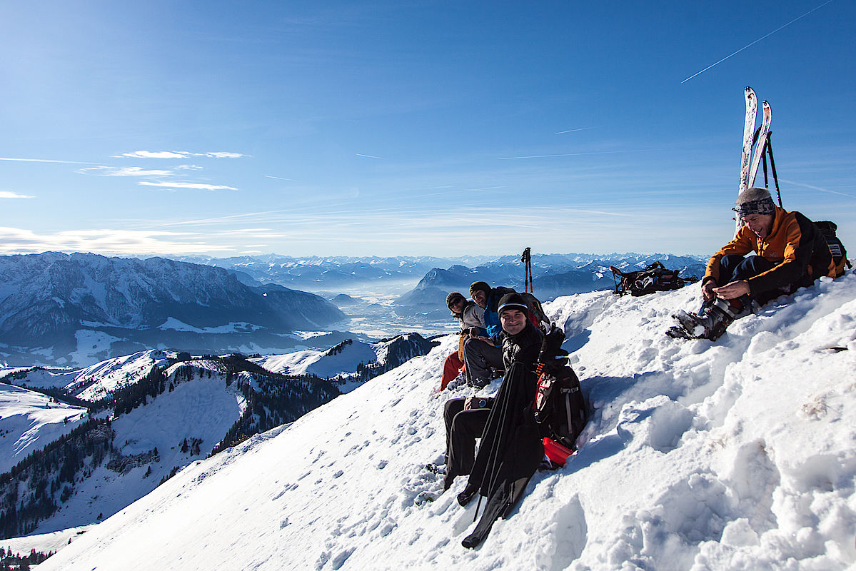 Schneelage Schleching Und Geigelstein