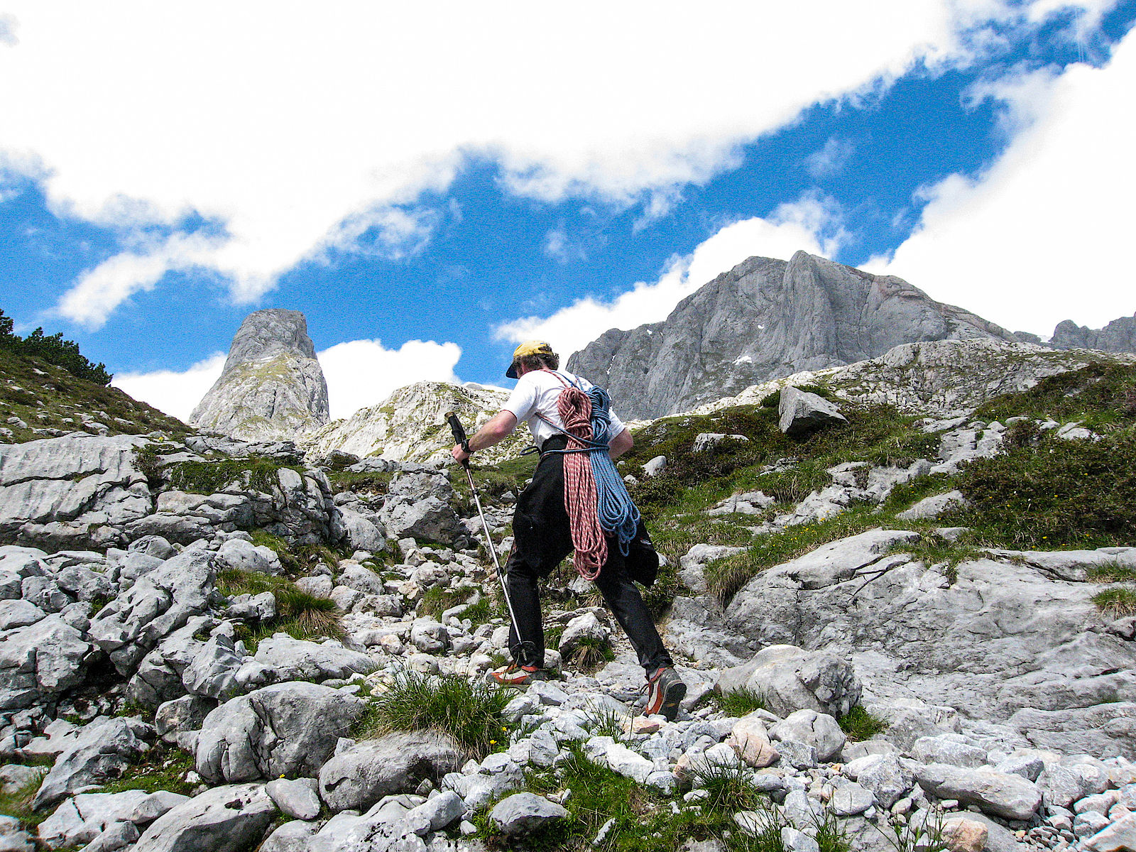 Unterwegs zur Torsäule am Hochkönig