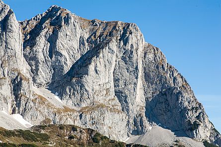 Die Südwand und Westwand der Maukspitze Die Südwand und Westwand der Maukspitze