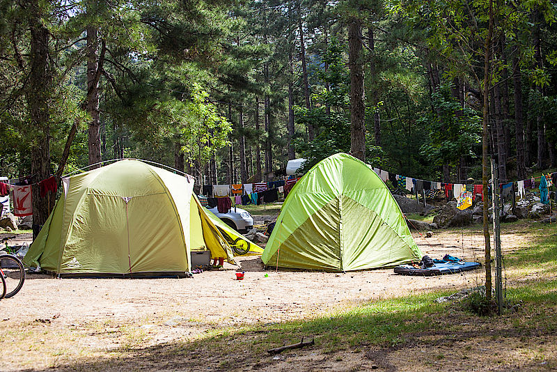Campingplatz "Tuani" im Restonicatal Campingplatz "Tuani" im Restonicatal