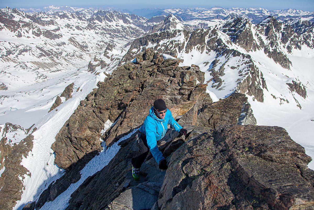 Gratkletterei zur Dreiländerspitze