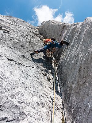 Großes Mühlsturzhorn, Direkte Südkante