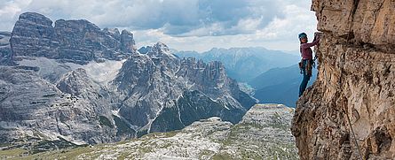 Kletterrouten in den Dolomiten