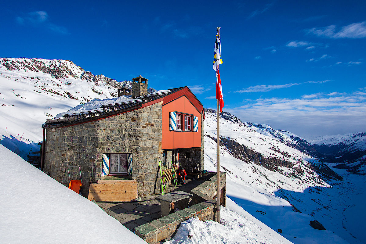 Chamanna Coaz in der Bernina