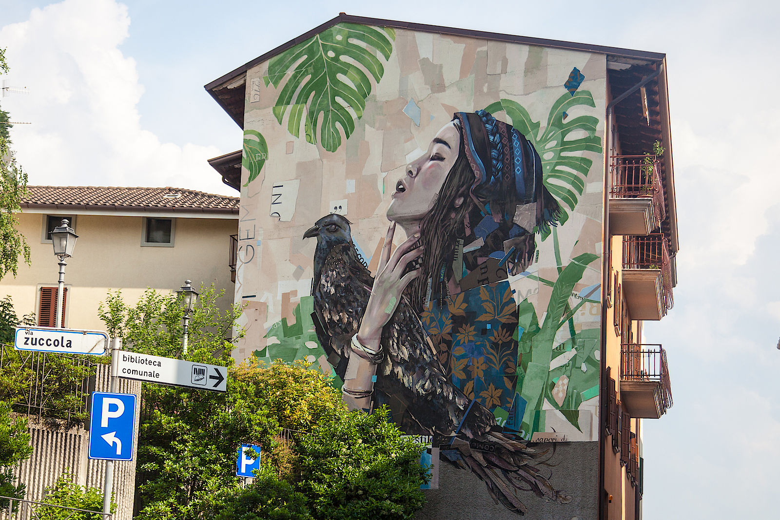 Streetart in Gemona. Streetart in Gemona.