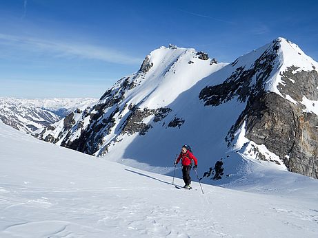 Gipfelanstieg zur Wollbachspitze Gipfelanstieg zur Wollbachspitze