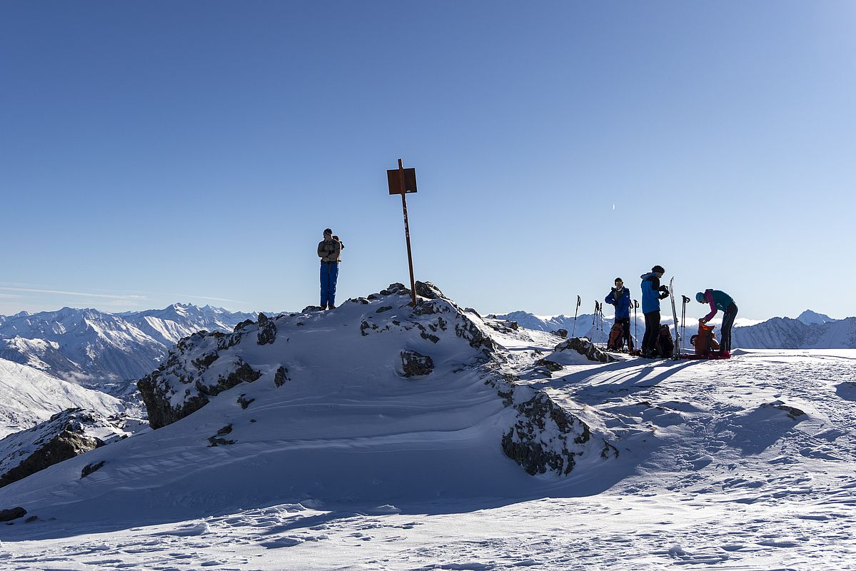 Auf dem Gipfel der Torspitze