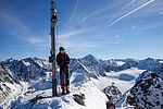 Auf dem Gipfel des Hohen Seeblaskogels