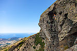 Klettergebiet A Serra, hoch über der Bucht von Saint Florent auf Korsika
