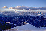 Blick aus den Gsieser Bergen in die Dolomiten