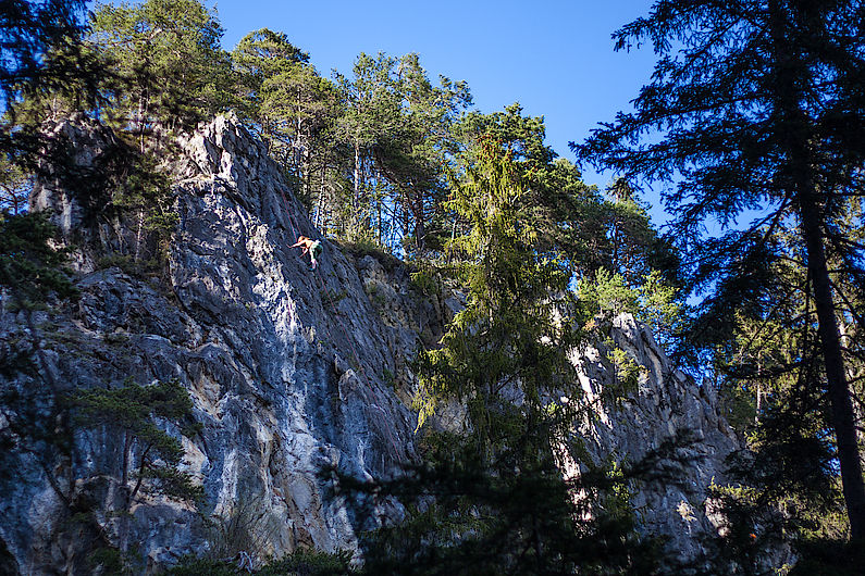 Der Klettergarten Putzen