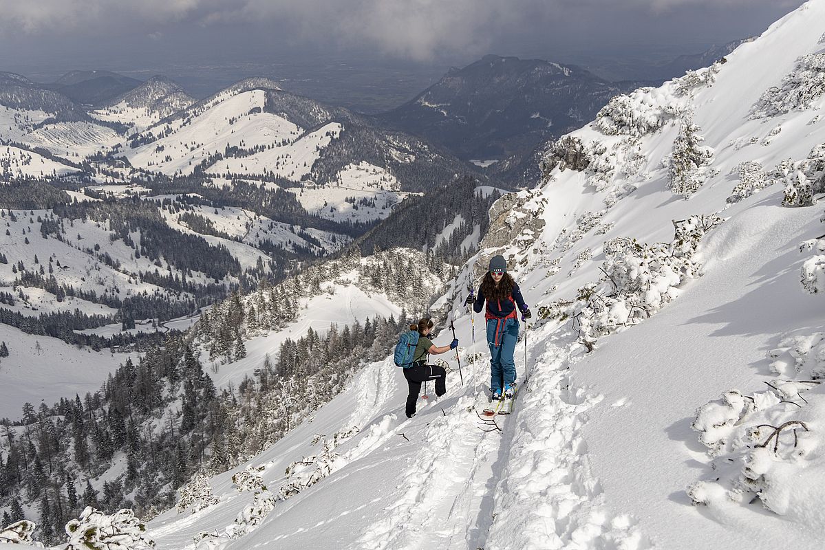 Die letzten Meter zum Grat