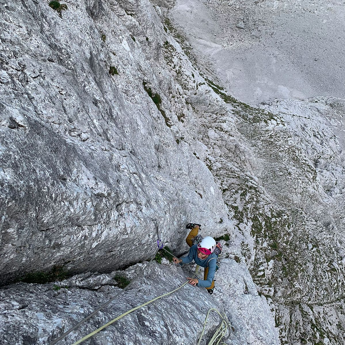 Kletterroute BYD (Build Your Dream) am Treffauer im Wilden Kaiser, Foto: Jakob Hechenberger