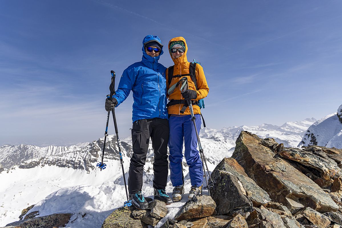 Am Gipfel - die Sicht ist heute etwas getrübt