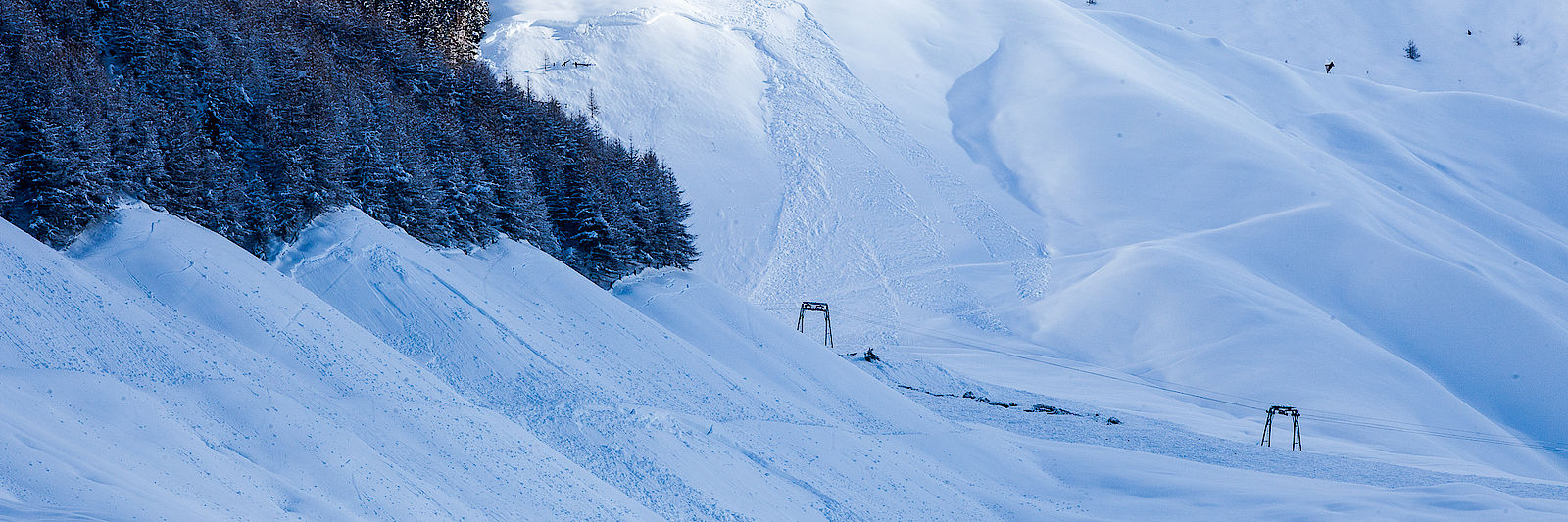 Schneebrettabgänge im Langtauferertal