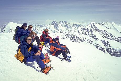 Die Wahnsinnsaussicht von der Jungfrau entschädigt für viel Schnauferei